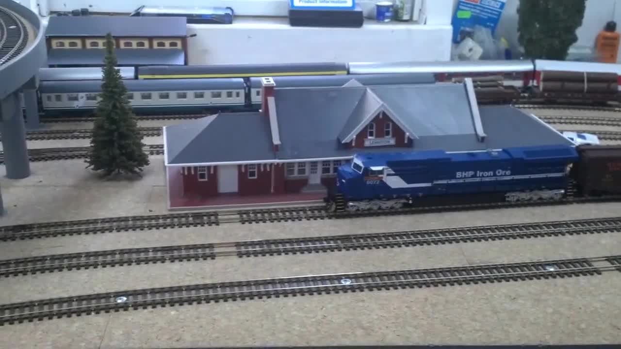 Trains American Iron Ore,kolejiště Hornak CZ