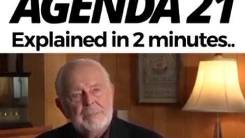 Agenda 21 explained in 2 minutes.