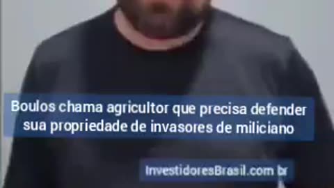 Boulos chama produtor rural de miliciano. E incentiva invasão de propriedade