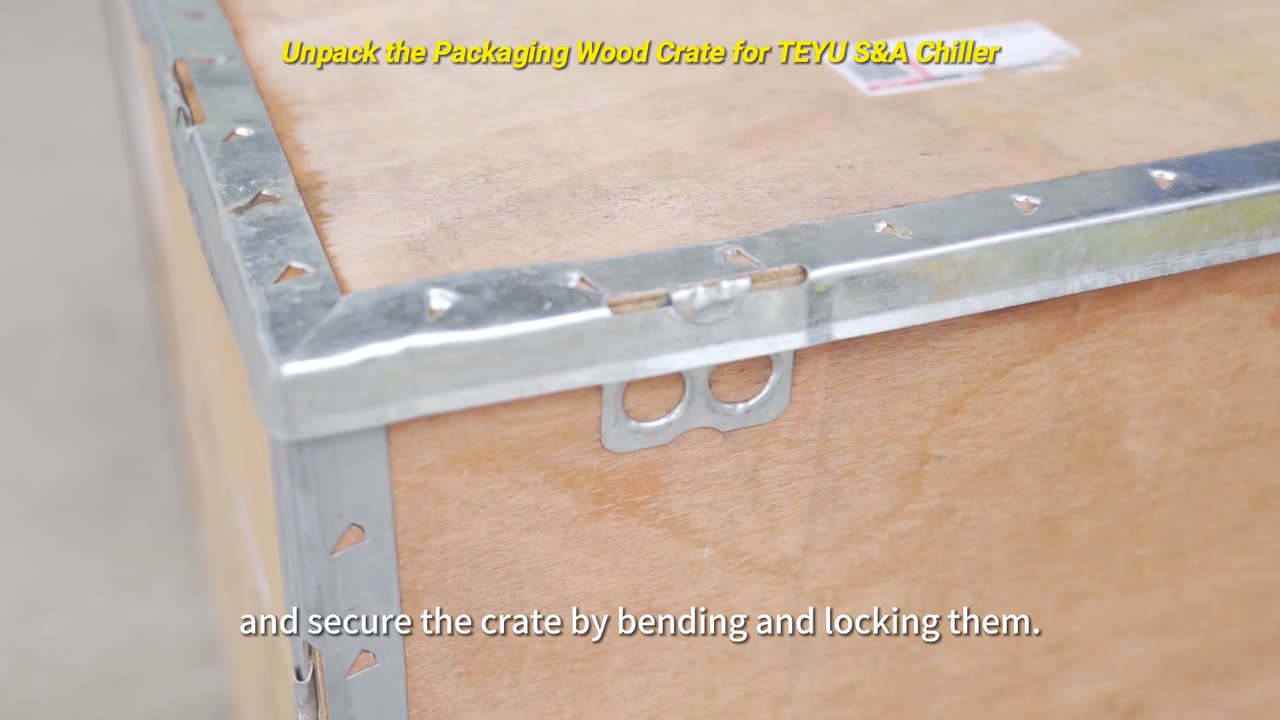 How to Unpack the TEYU S&A Water Chiller from Its Wooden Crate?
