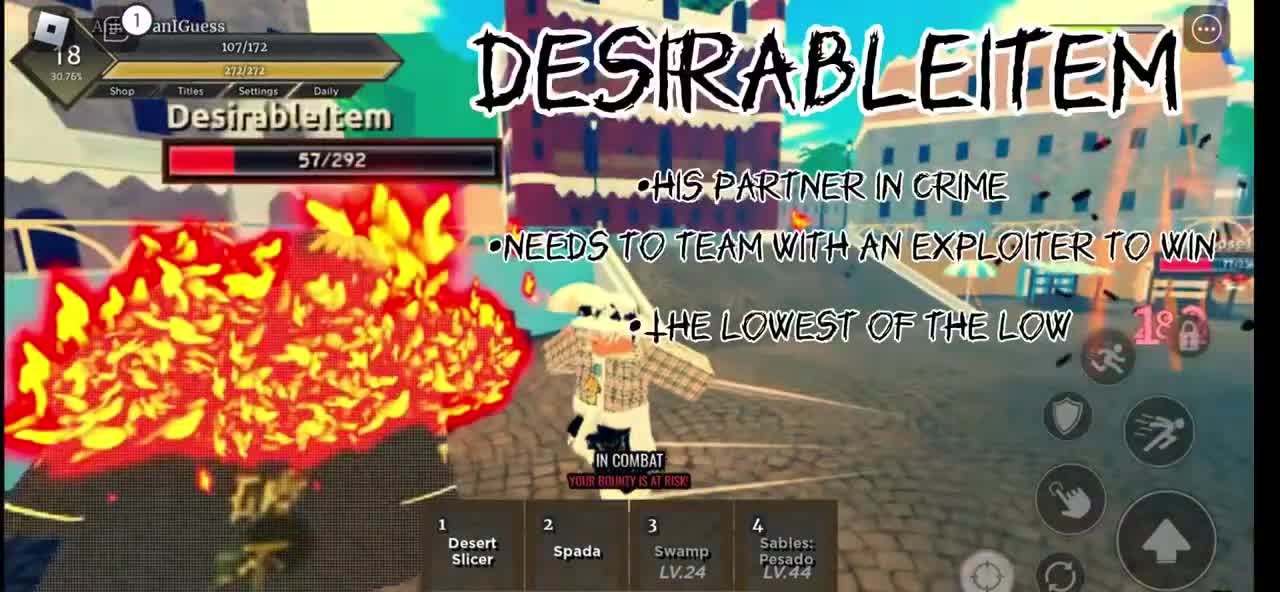 [Fruit Battlegrounds] Possibly the worst exploiter I’ve ever seen🤡