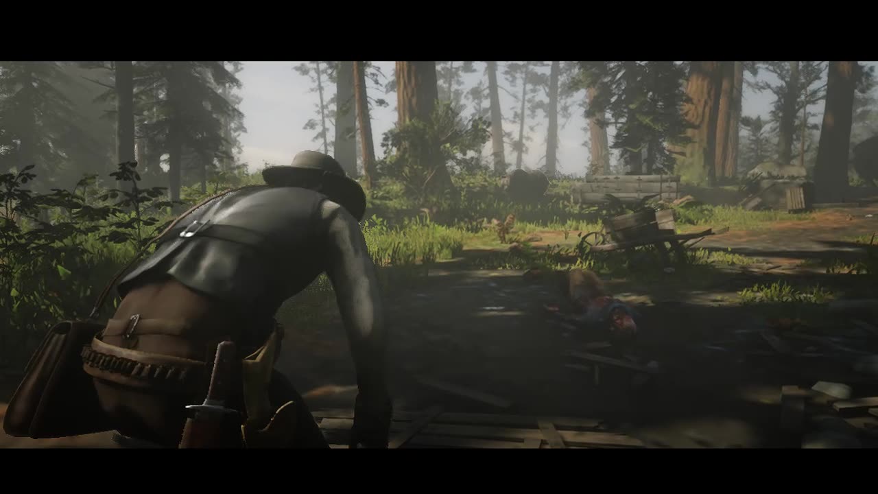 John And Sadie Fighting Against The Bear Red Dead Redemption 2
