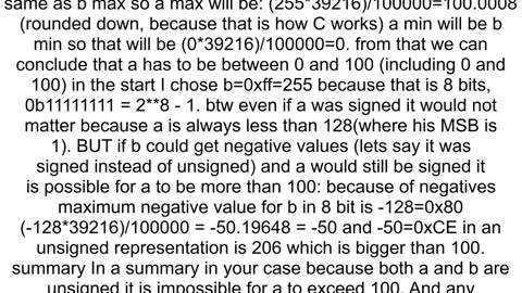 How to create an underflow in this situation