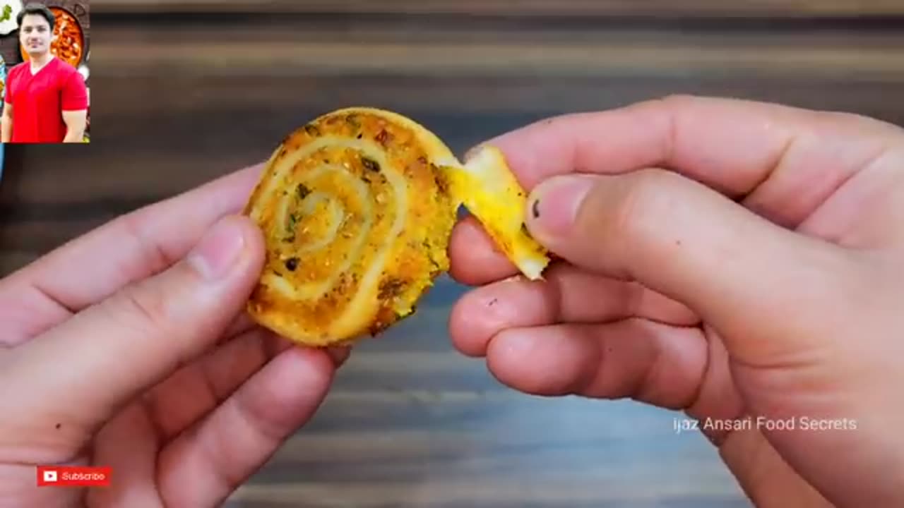 Potato pinwheel samosa recipie