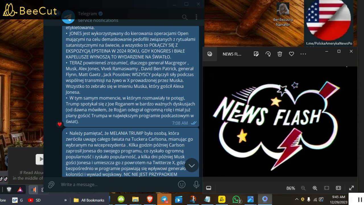⚡️NEWS FLASH⚡️12.30.23 ByBenBezucha