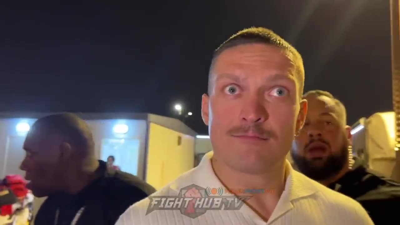 Oleksandr Usyk REACTS to Tyson Fury beating Ngannou!