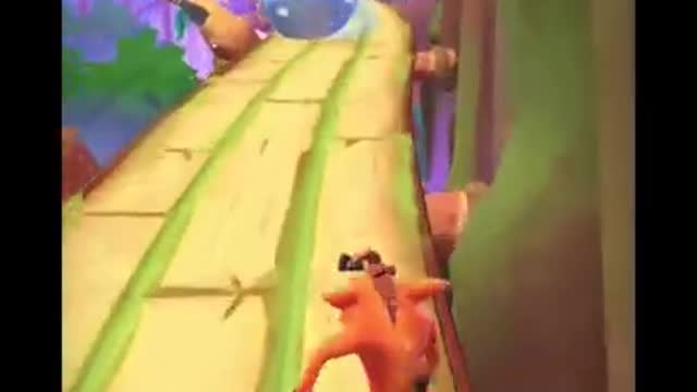 Frosty Geary Battle Run Gameplay On The Great Gate - Crash Bandicoot: On The Run!