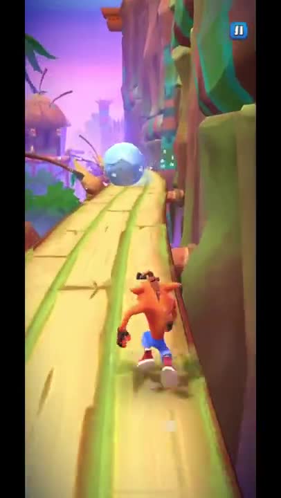 Frosty Geary Battle Run Gameplay On The Great Gate - Crash Bandicoot: On The Run!