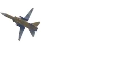 Ukrainian Su24 with Two Storm Shadows Under the Wings