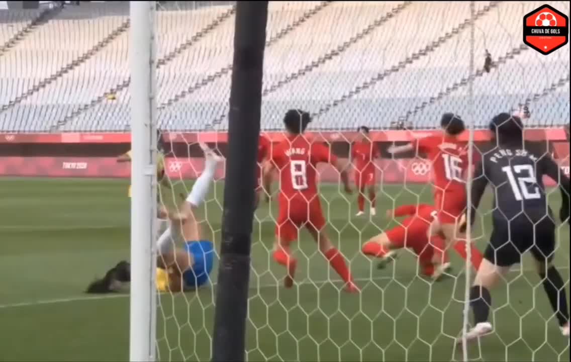 Brasil 5x0 China | Gols da vitória do futebol brasileiro feminino