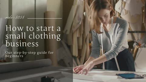 How to Start a Small Clothing Business????