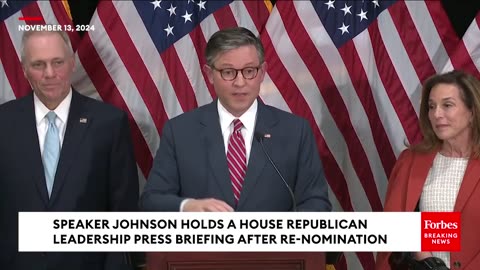 'I'm Not Comfortable With That': Mike Johnson Jokes When Asked About Trump Narrowing GOP Majority