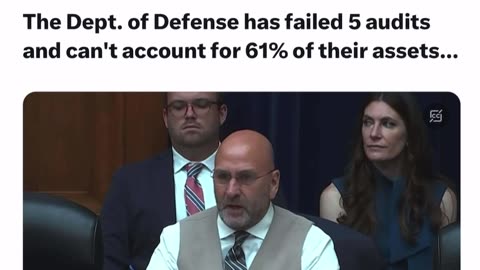 DOD Can't Account For Tax Payer Money!