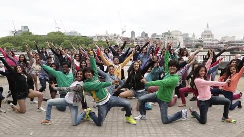 Bollywood flashmob at the iconic Southbank London