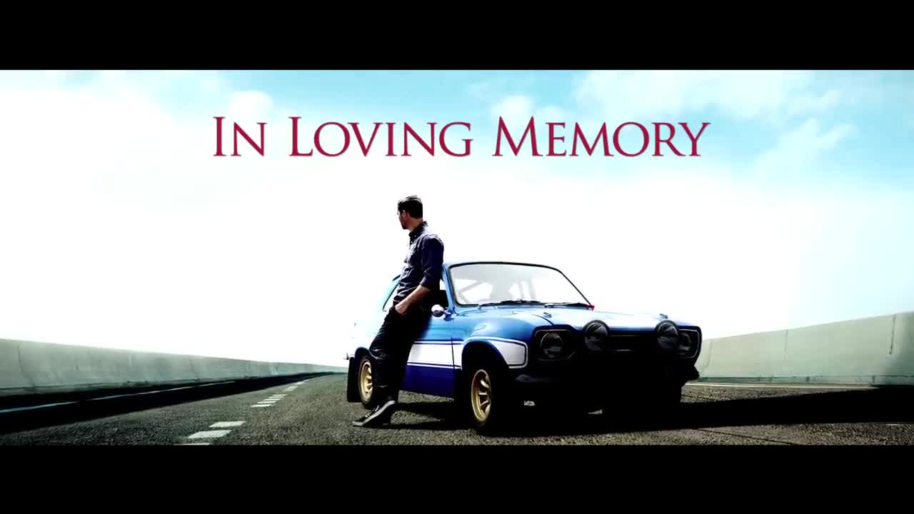 A Tribute To Paul Walker