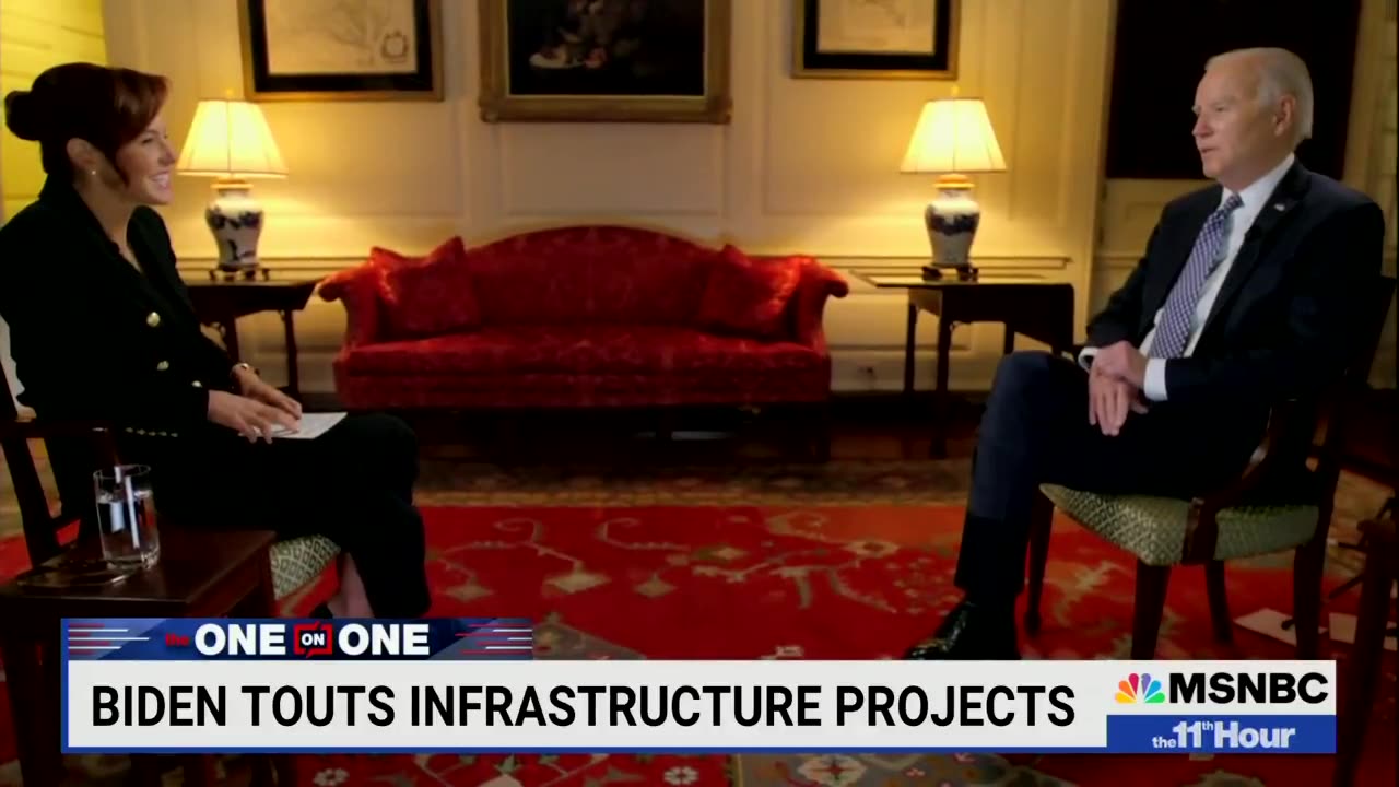 Biden's brain malfunctions within the first 30 seconds of his interview on MSNBC