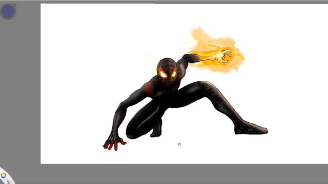 Drawing Spiderman Miles Morales