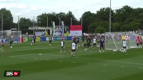 Rüdiger y Füllkrug, a punto de llegar a las manos
