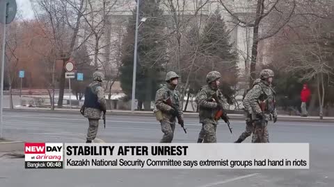 Kazakh National Security Committee says extremist groups had hand in riots