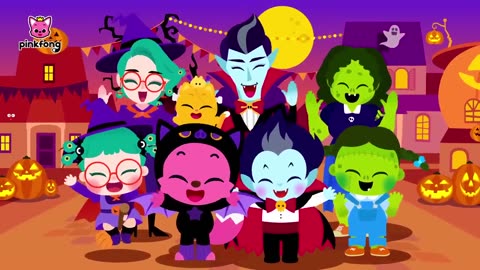 Zombie Yes Papa 🧟_♀️ _ Halloween Songs for Kids _ Pinkfong Official