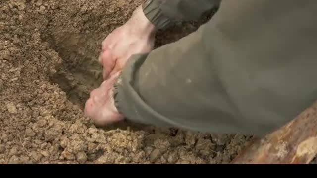 Construct a camping shelter underground