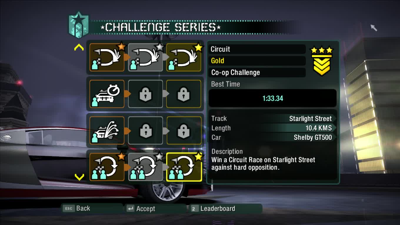 NFS Carbon Challenge Series part 1