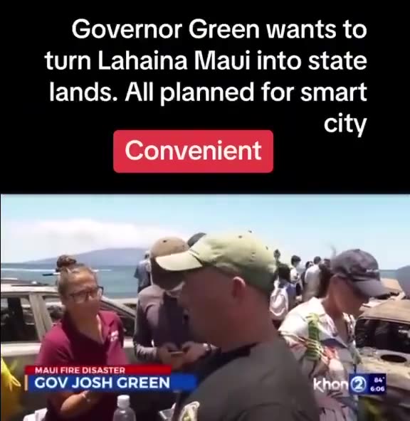Governor wants to turn Lahaina into a 15 Minute Smart City