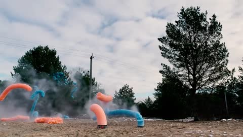 Experiments _ Eruption Big Volcano and Spiral Worm From Coca-cola,Fanta , Mirinda and MENTOS