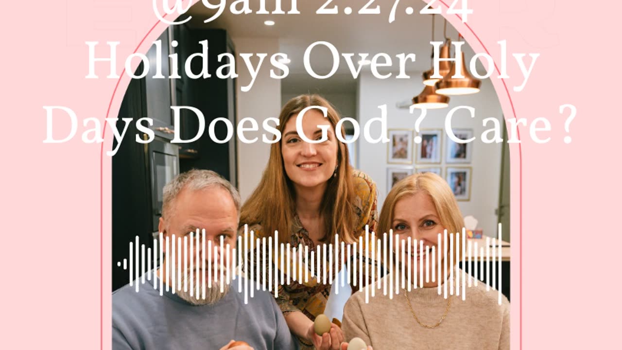 Holidays over Holy Days:Does God Care?