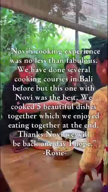 Making memories on your couples Bali holiday-Private Balinese cooking classes 🙏🏽😊