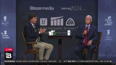 Ukraine Debate Between Tucker and Mike Pence Gets TENSE