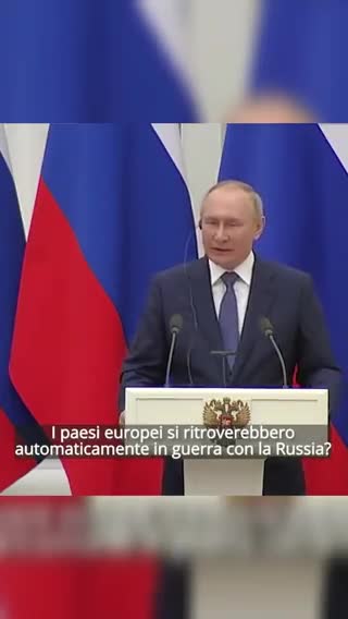 Il presidente Vladimir Putin sul Trattato di Roma