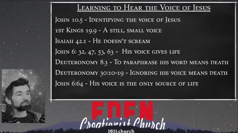 Learning to Hear the Voice of Jesus