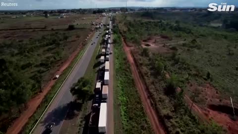 Bolsonaro supporters start fires and block roads after Brazil election defeat
