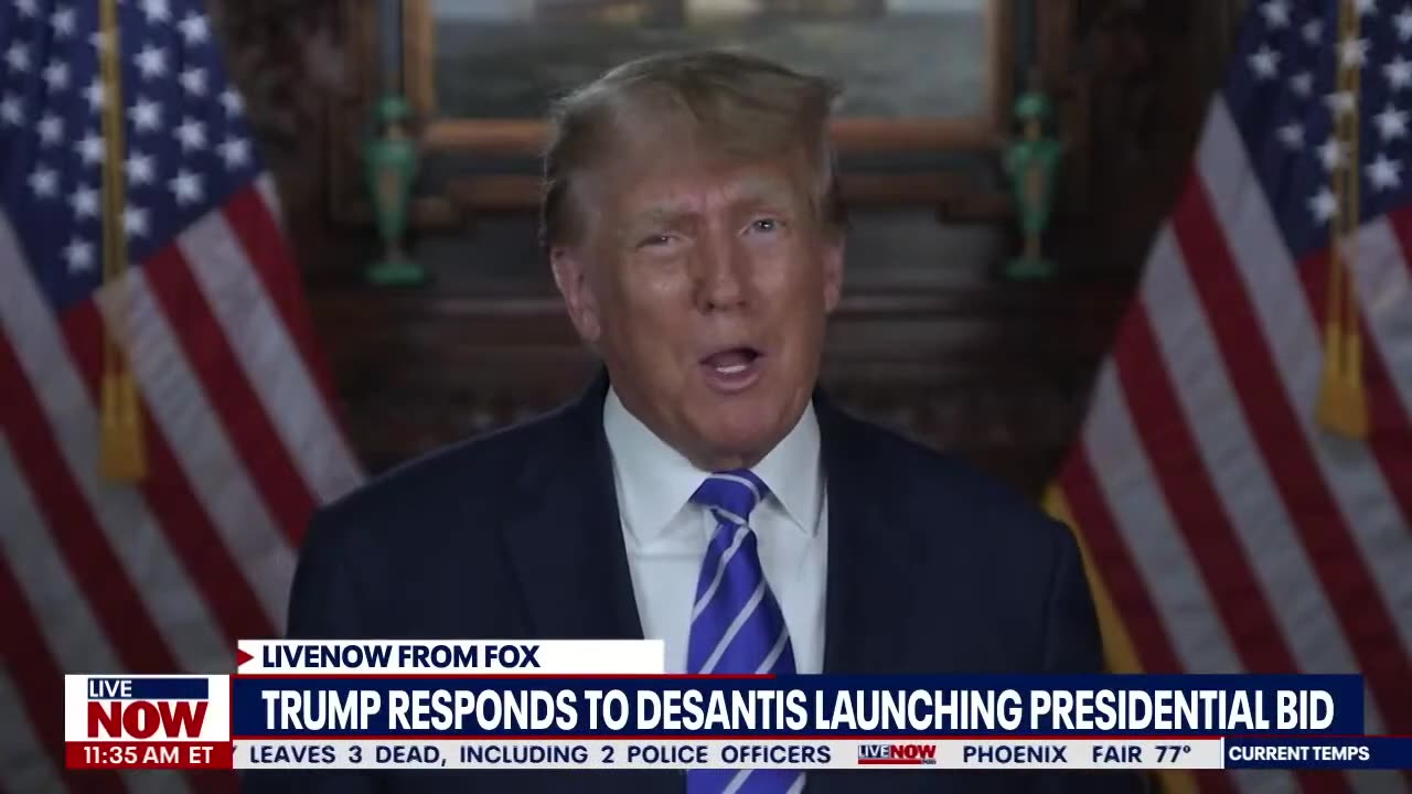 Trump slams DeSantis: 2024 Presidential campaign heats up | LiveNOW from FOX