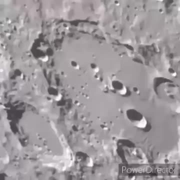 Zoomed in on the moon