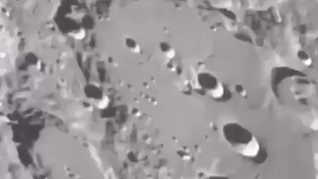 Zoomed in on the moon