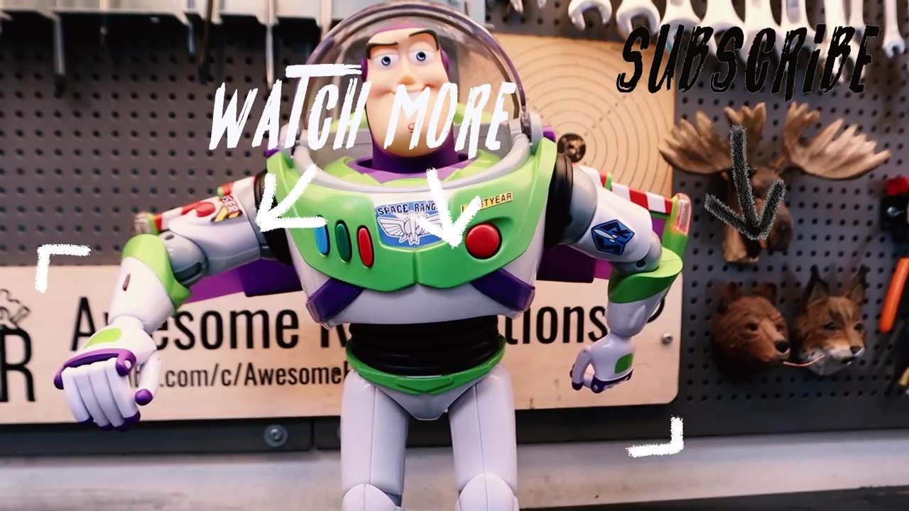 Restoration of Buzz Lightyear - Toy Story Apocalypse Repair --- AF invention