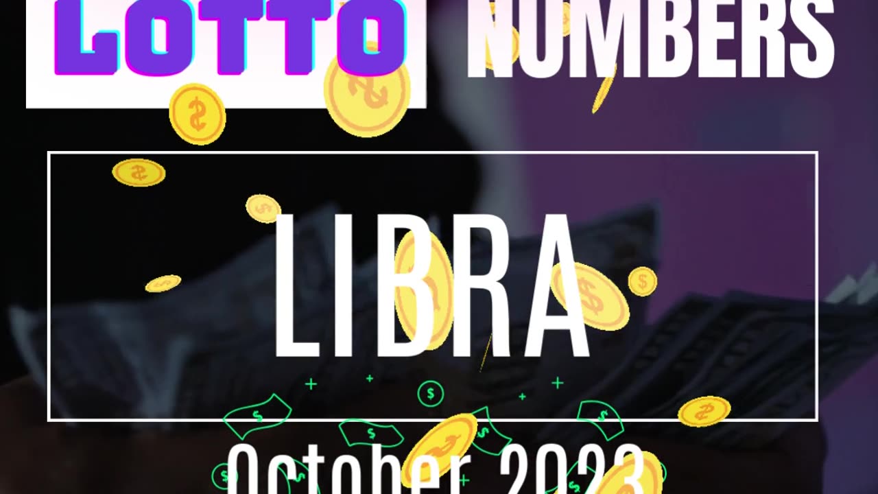 LIBRA JACKPOT WINNER!!💸❤️💲💕❤️✨👉OCTOBER 2023❤️💲💕✨💰❤️💸 Lucky Lotto Numbers. #tarot #lottonumbers