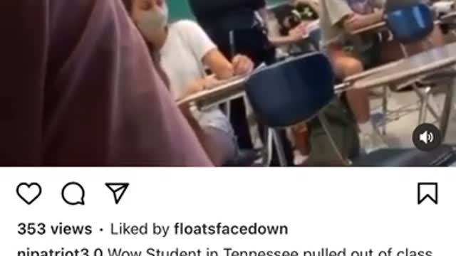 Kid taking out of school for no mask by police