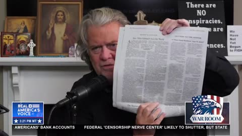 STEVE BANNON BLASTS THE MSM FOR THEIR LIES