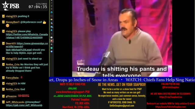 2022-01-31 07:00 EST - Patriots Soapbox AM: with LadyRWB , MykelJaye & DD
