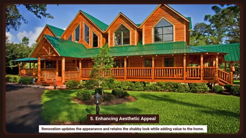 Get Log Home Renovation for Lasting Value