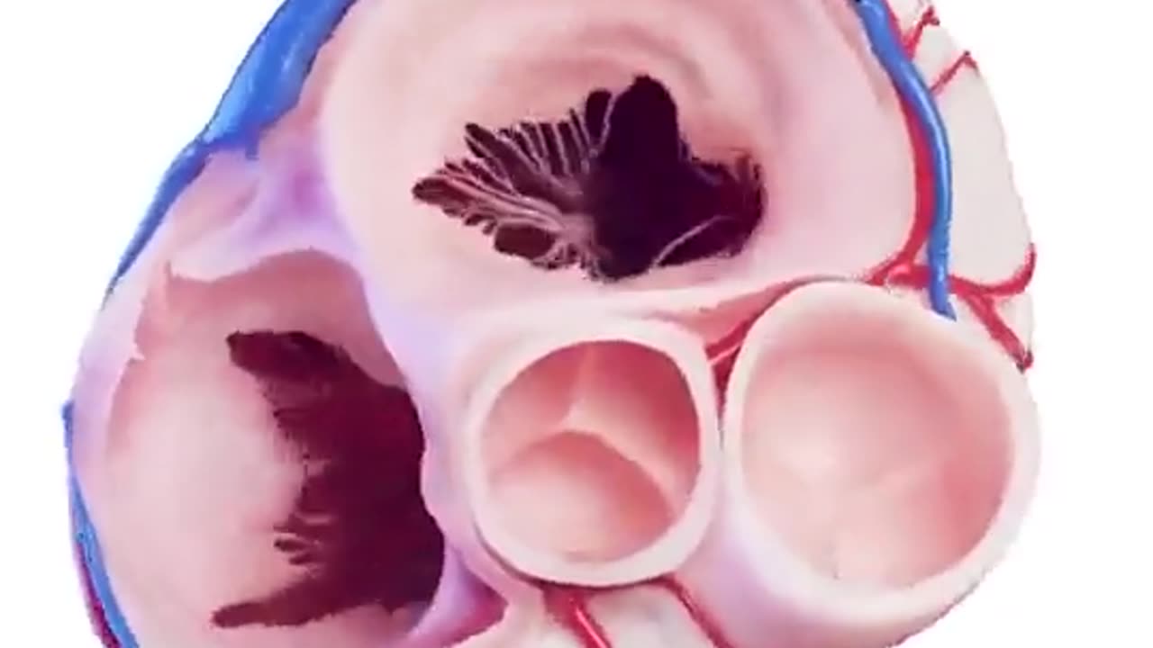 Human heart from the inside