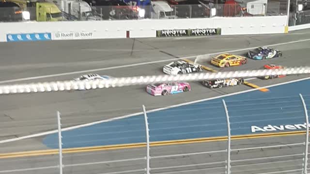 Daytona speedway fireworks after the race