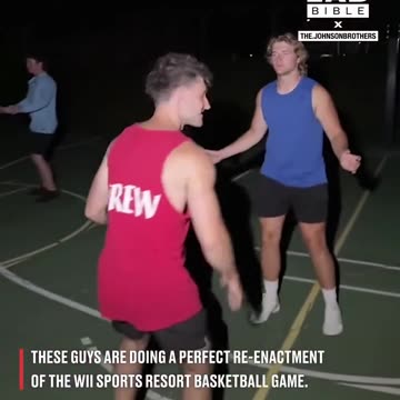 Wii basketball in real life