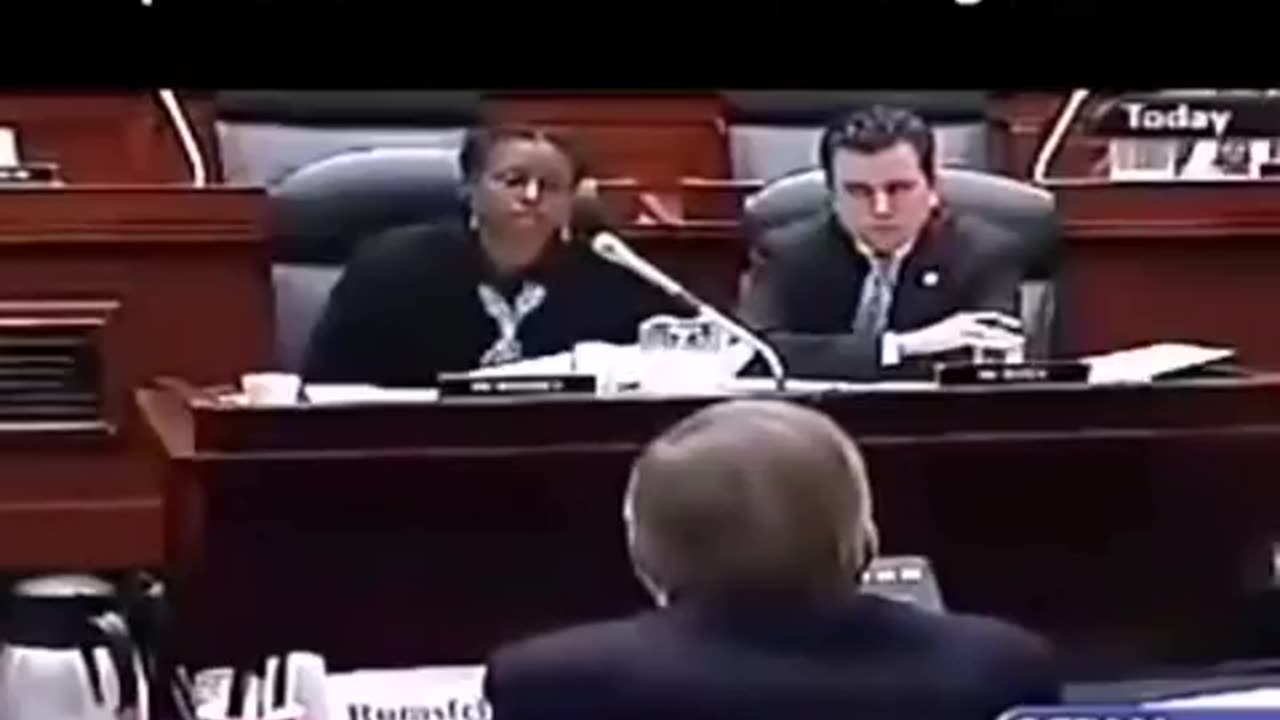 Cynthia Mckinney Questions Donald Rumsfeld About the Missing Trillions, Human Traficking & 9/11 💥💥