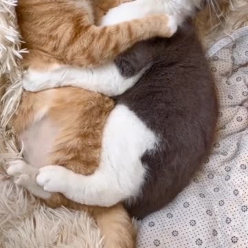 Cat sleeping funny | Viral video