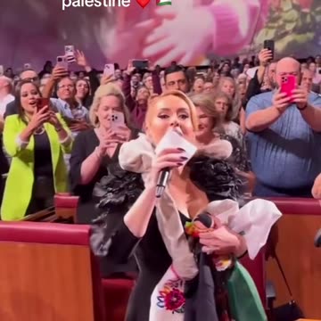 ADELE SINGING FOR PALESTINE