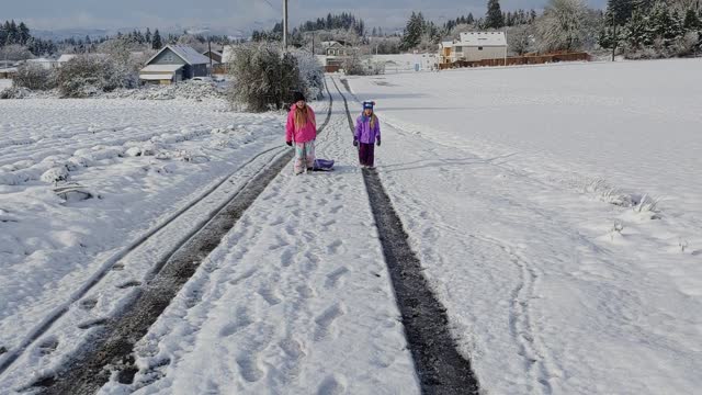 Oregon snow